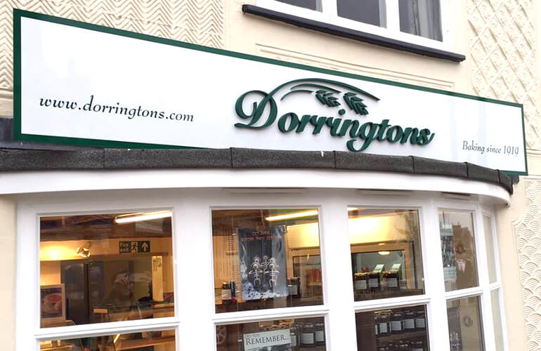 Dorringtons Shop Signs